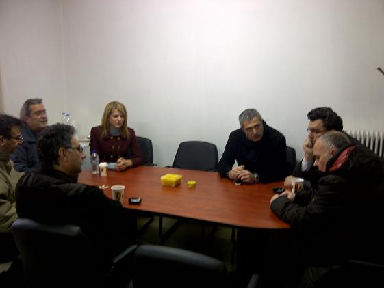 Ενημερωτική συνάντηση της Θ. Τζάκρη με το ΔΣ του Ιατρικού Συλλόγου Πέλλας